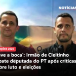 ‘Lave a boca’: Irmão de Cleitinho rebate deputada do PT após críticas sobre luto e eleições