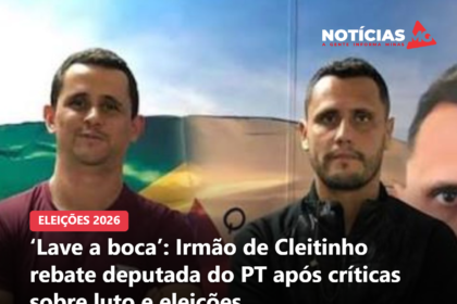 ‘Lave a boca’: Irmão de Cleitinho rebate deputada do PT após críticas sobre luto e eleições