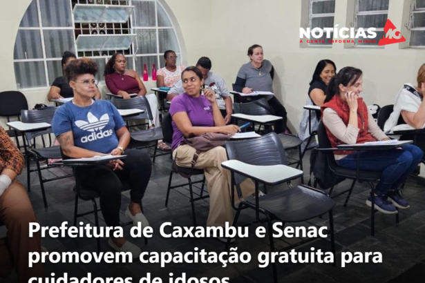 Prefeitura de Caxambu e Senac promovem capacitação gratuita para cuidadores de idosos